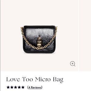 NWT Rebecca Minkoff Love Too Much Micro Crossbody